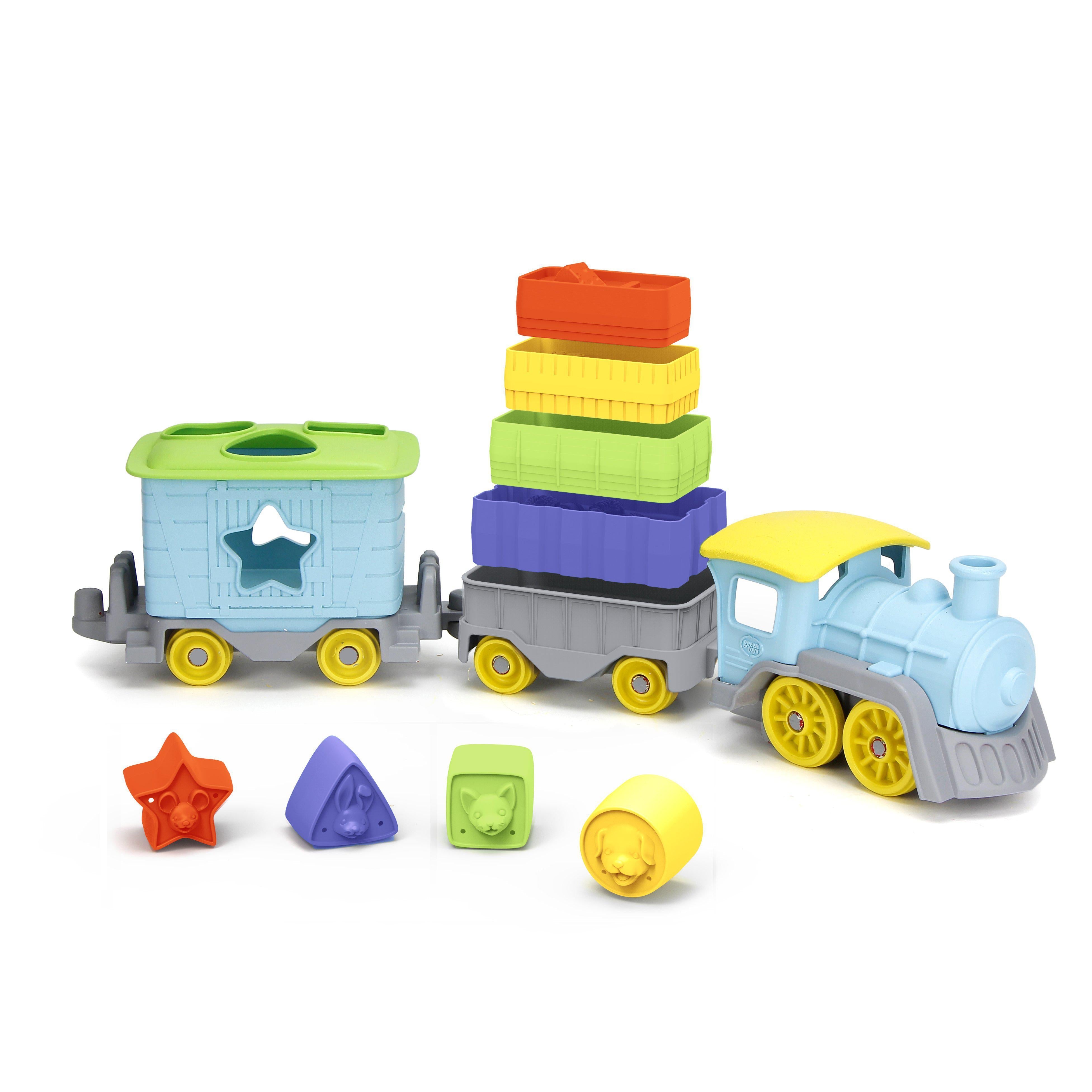 Green Toys Stack & Sort Train Set